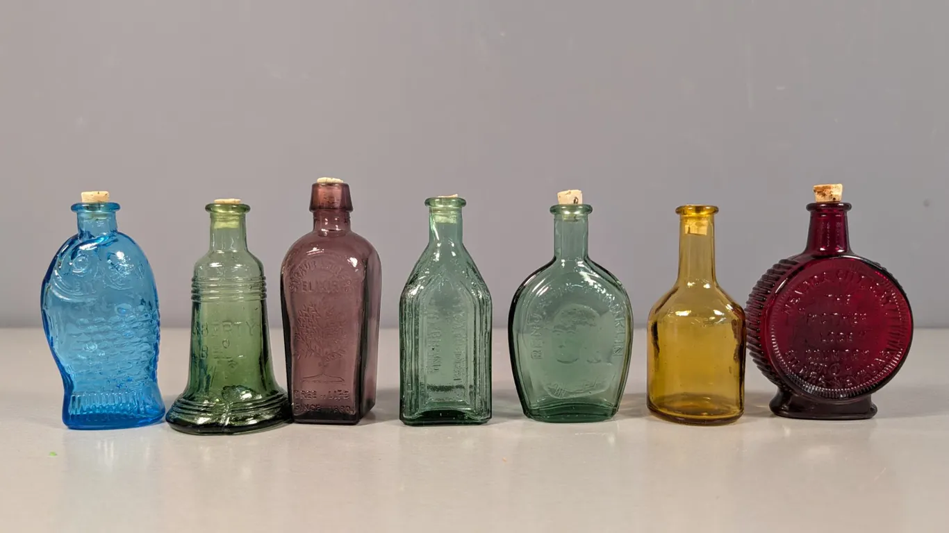 Collection of Miniature Glass Bottles