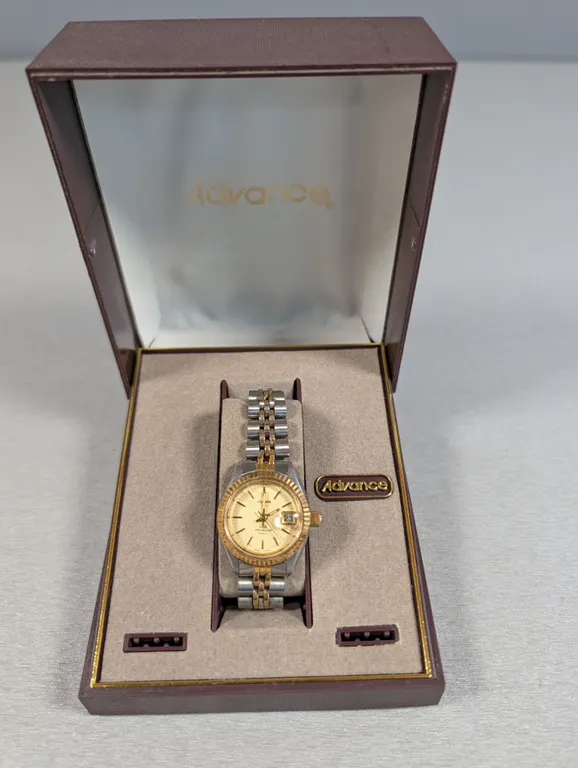 Advance Two-Tone Wristwatch in Original Box