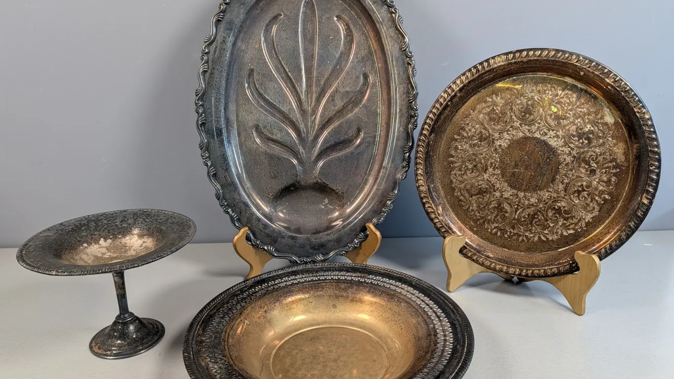 WM A. Rogers Silverplated Trays and Bowls