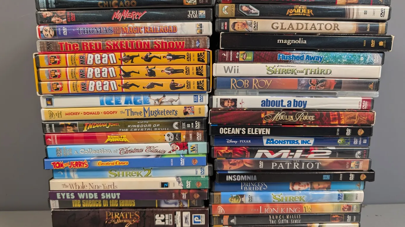 Collection of 44 Assorted Movie DVDs