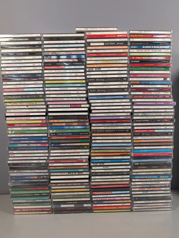 Large Collection of 217 Assorted Audio CDs