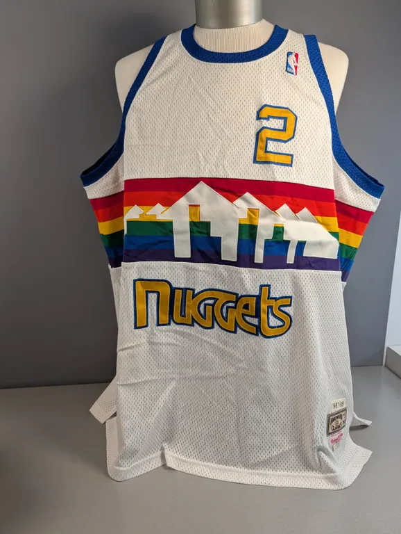 Alex English Mitchell & Ness 1987-88 Denver Nuggets Jersey, Size 56