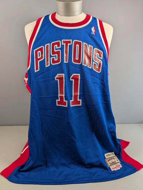 1988-89 Isiah Thomas Detroit Pistons Mitchell & Ness Hardwood Classics Jersey, Size 54