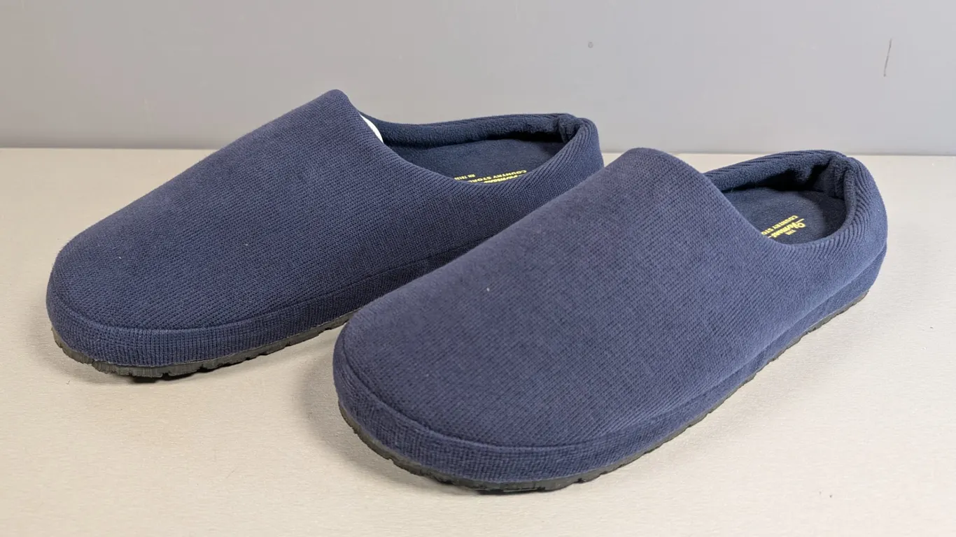 The Vermont Country Store Navy Slippers