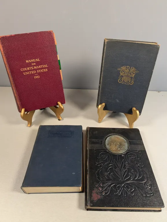 Four Vintage Military & Nautical Books (1945-1951)
