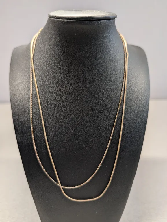 Sterling Silver Snake and Curb Chains