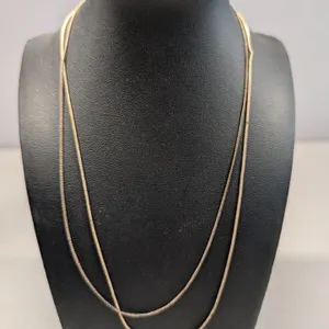 Sterling Silver Snake and Curb Chains