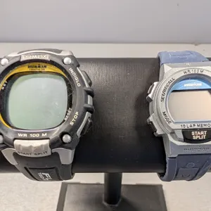 Lot of 2 Timex Ironman Digital Watches