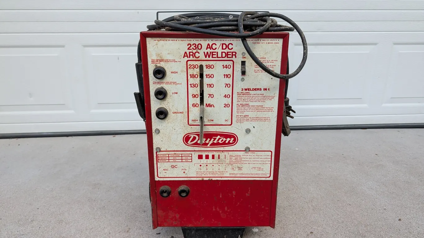 Dayton 230 AC/DC Arc Welder