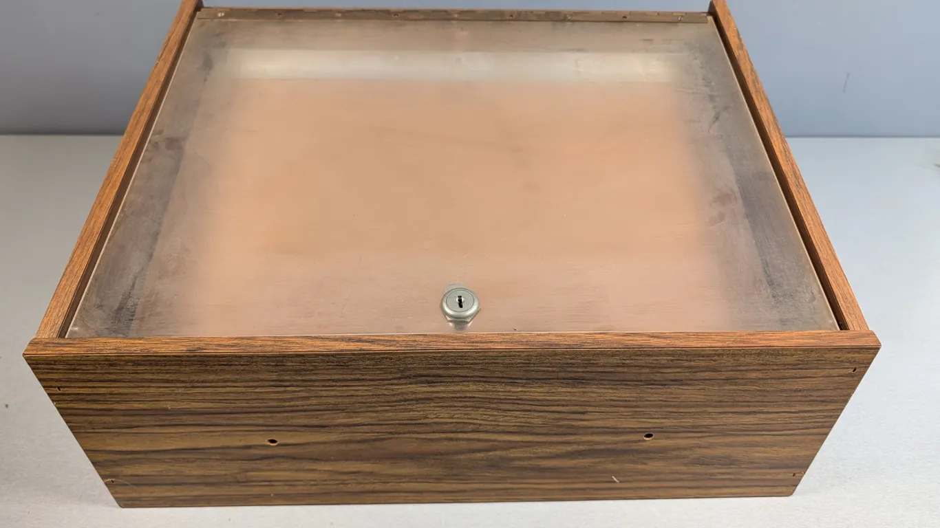 Wood and Acrylic Countertop Display Case