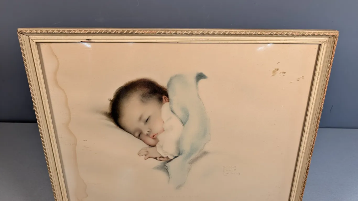 Bessie Pease Gutmann Framed Print "A Little Bit of Heaven"