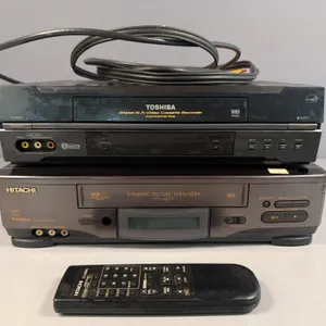 Toshiba and Hitachi VCRs