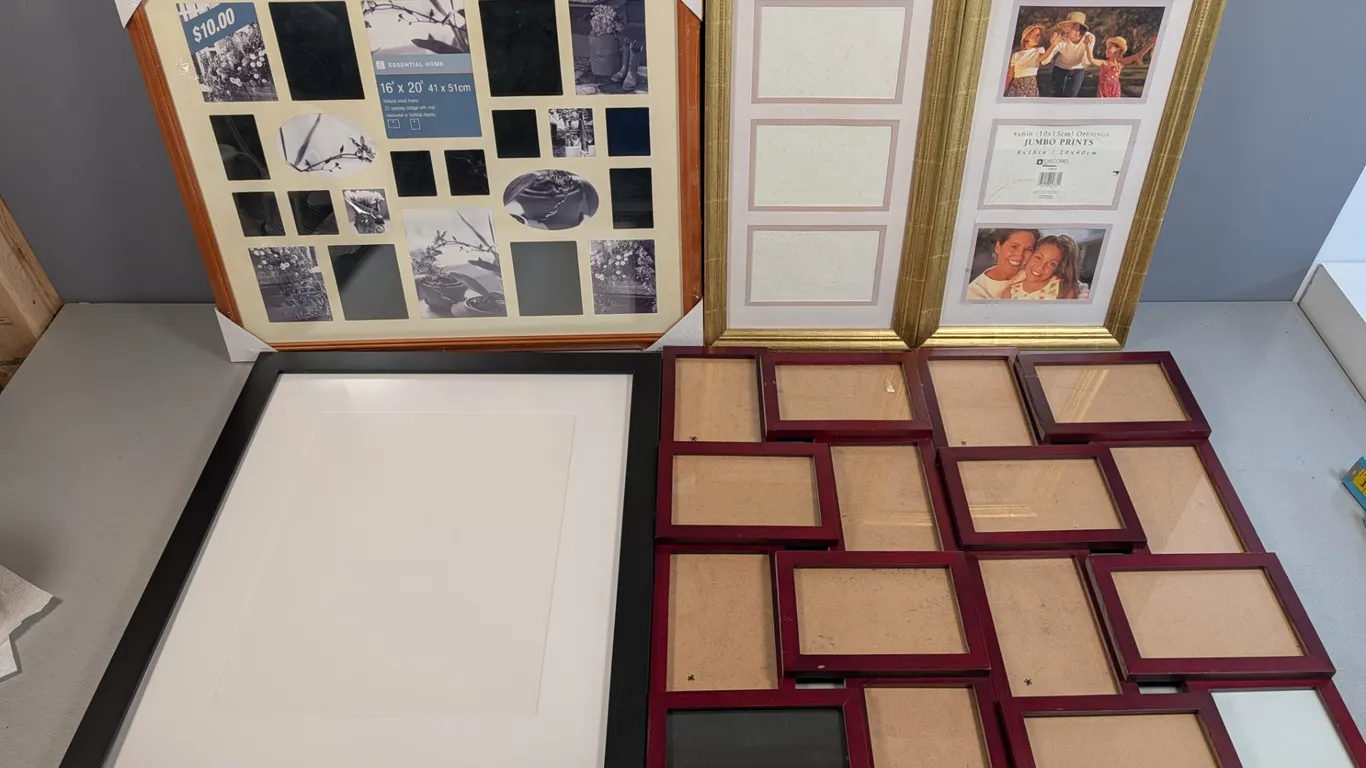 Assorted Picture Frames Lot