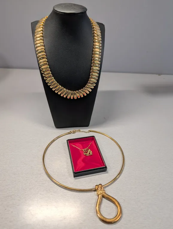 Gold-Tone Necklaces Lot