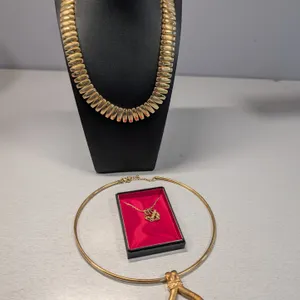 Gold-Tone Necklaces Lot