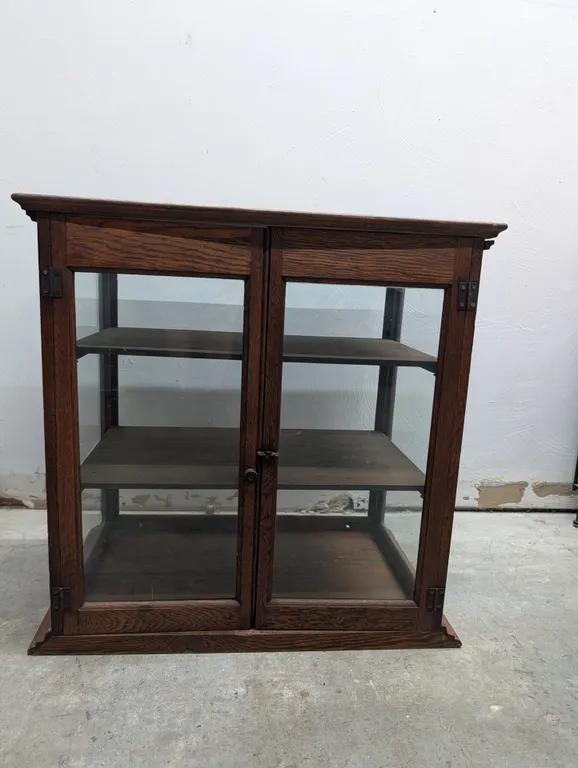Oak Display Cabinet