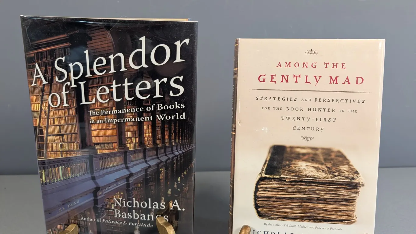 Nicholas A. Basbanes First Edition Book Set