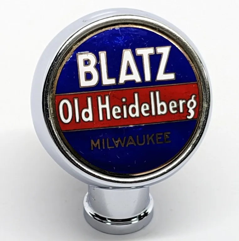 BALL TAP KNOB HANDLE BLATZ OLD HEIDELBERG BEER MILWAUKE WISCONSIN (GEN PRODUCTS)