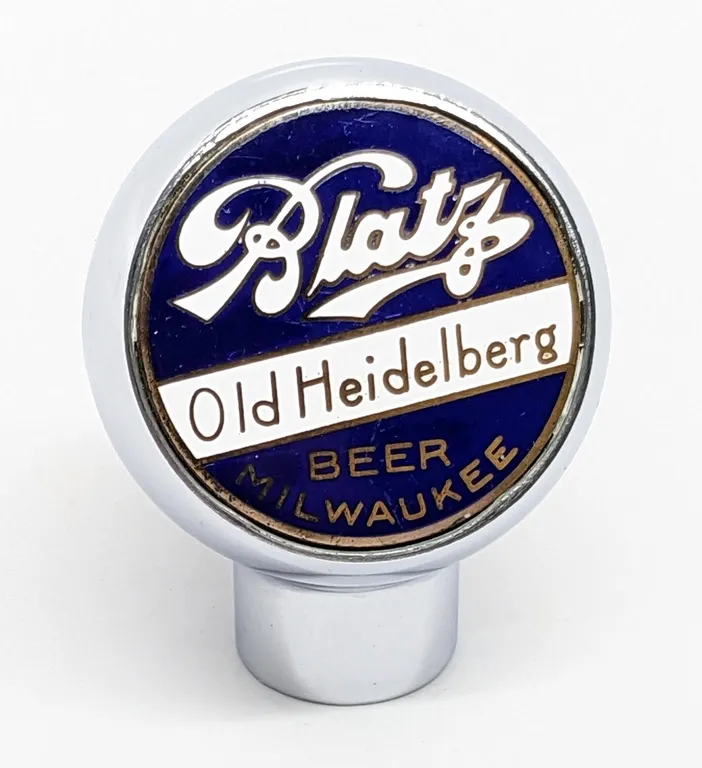 BALL TAP KNOB HANDLE BLATZ OLD HEIDELBERG BEER MILWAUKEE WISCONSIN (ROBBINS)