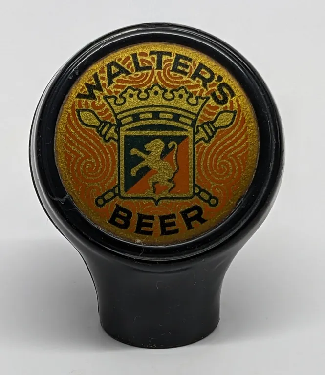BALL TAP KNOB HANDLE WALTER'S BEER EAU CLAIRE WISCONSIN