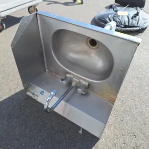 SS Hand Sink with Faucet, 17"x17"x14"