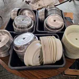Assorted Metal/Plastic Plate Covers