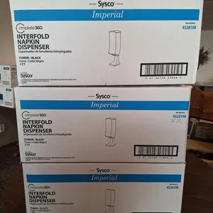 5 Sysco Interfold Napkin Dispensers