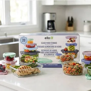 Ello Glass Food Storage 20 Piece Set