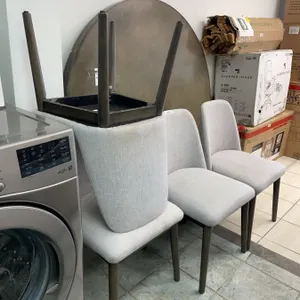 5 Piece Dining Set With Round Table And 4 Chairs !No Hardware!