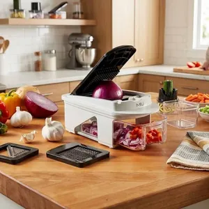 MIU Vegetable Chopper and Slicer Set, 11 Piece
