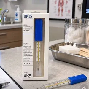 BIOS Glass Thermometer Dual-Scale 2 Pack