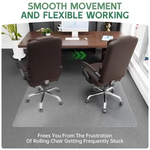 100pointONE Office Chair Mat 30"x48" for Carpet