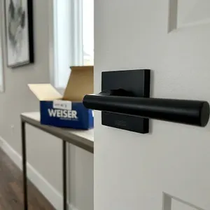 3 Weiser Montreal Iron Black Passage Levers
