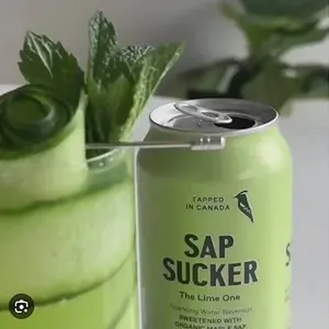 Sapsucker The Lime One Sparkling Water 12x355mL