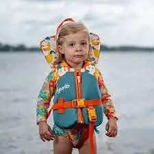 Hyperlite Infant Life Jacket Orange Teal