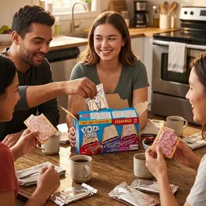 Pop-Tarts Jumbo 24 Pack Strawberry Blueberry Raspberry