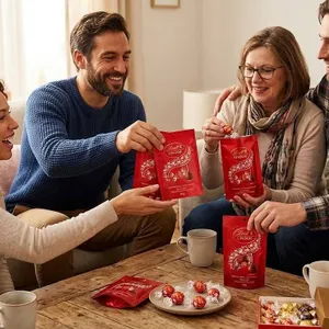 6 Lindt Lindor Milk Chocolate 60g Bags