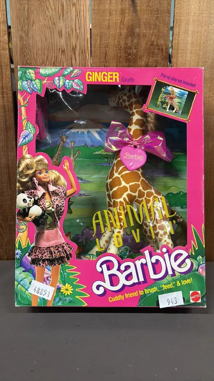 VINTAGE BARBIE ANIMAL LOVIN' GINGER GIRAFFE *IN ORIGINAL BOX*