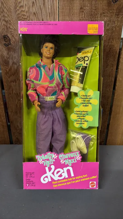 VINTAGE 1991 TOTALLY HAIR KEN *IN ORIGINAL BOX*