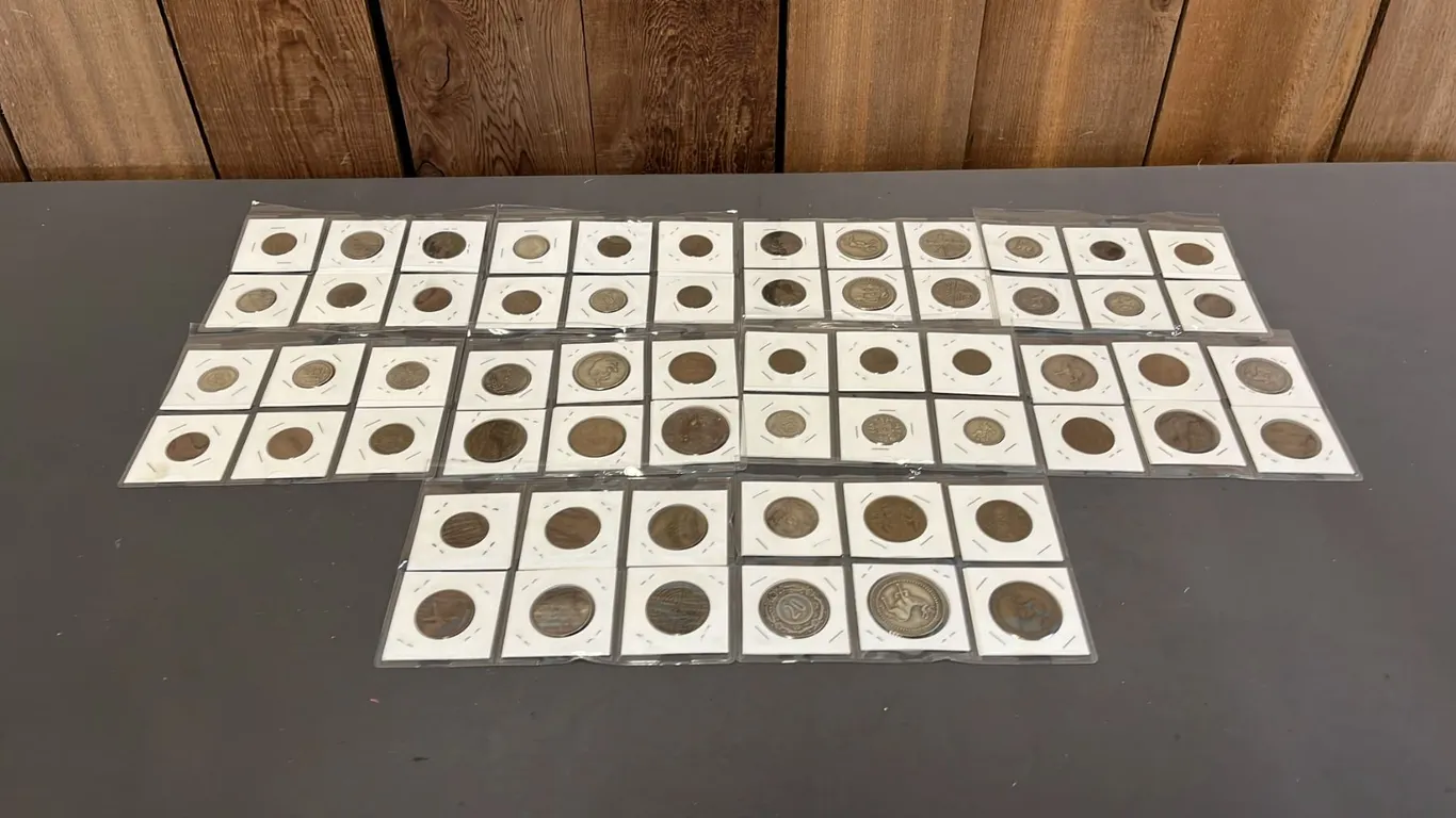 COLLECTION OF VARIOUS TRANSITIONAL COINS *AUTHENTICATION UNKNOWN*