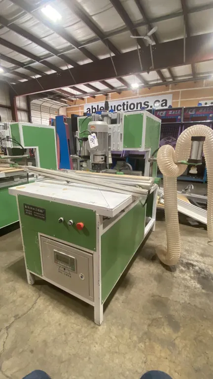 HEAVY DUTY INDUSTRIAL WOODWORKING 17 HEAD HINGE BORING AND DRILLING MACHINE
