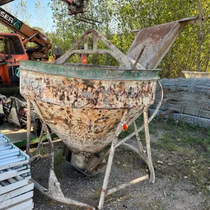 Construction Bucket with Chute