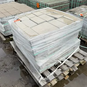 76.91 Sq Ft. (179-Pieces) Light Grey Pavers