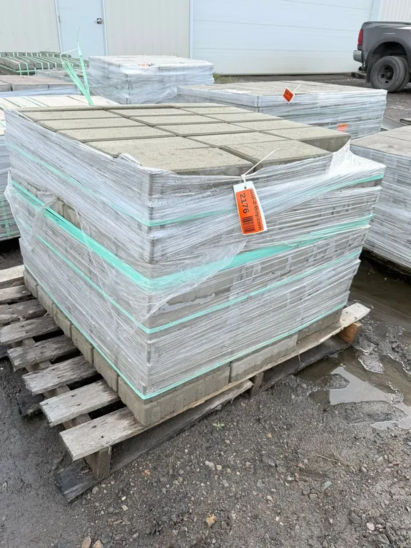 76.91 Sq. Ft. (Approx. 179-Pieces) Light Grey Pavers