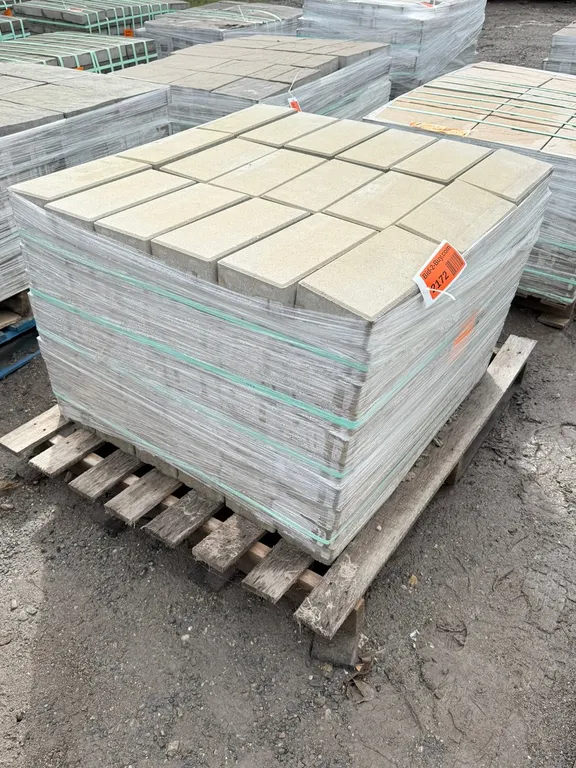 77.32 Sq Ft. (180-Pieces) Light Grey Pavers
