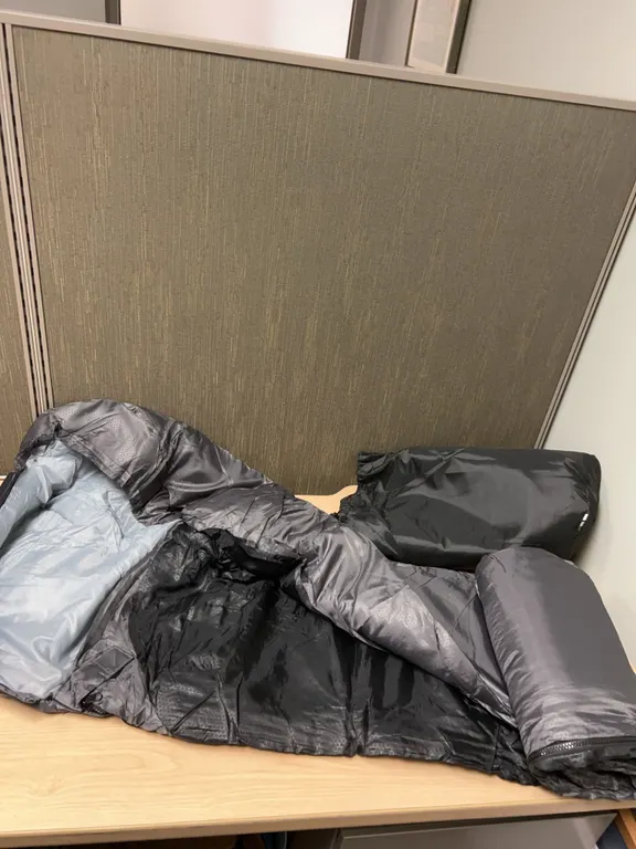 Synthetic Fill Mummy Sleeping Bag with Stuff Sack