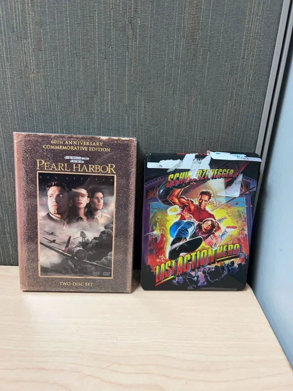 Pearl Harbor 2-Disc DVD Set and Last Action Hero 4K UHD