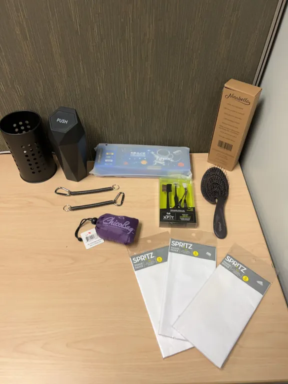 Household Essentials Lot Including Grooming Tools