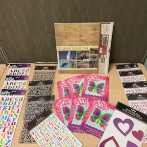 Yellowstone Scrapbook Kit and Alphabet Stickers Assortment