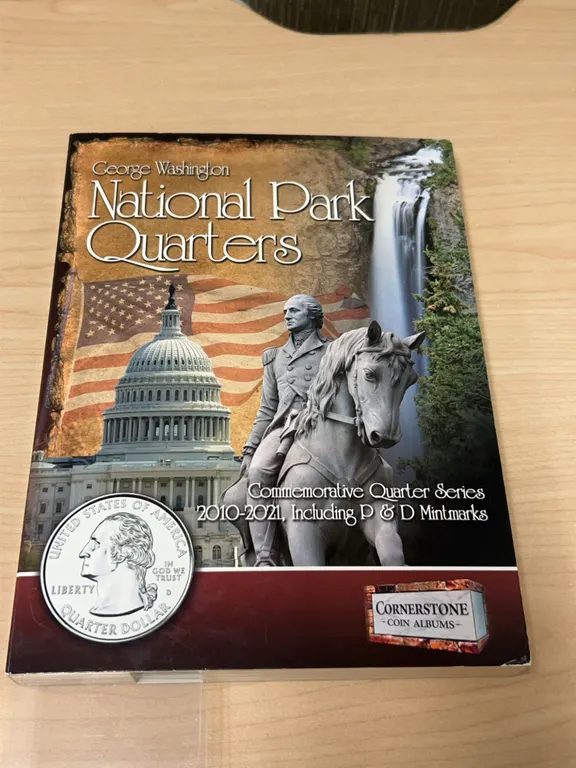 Cornerstone National Park Quarters Coin Album Book